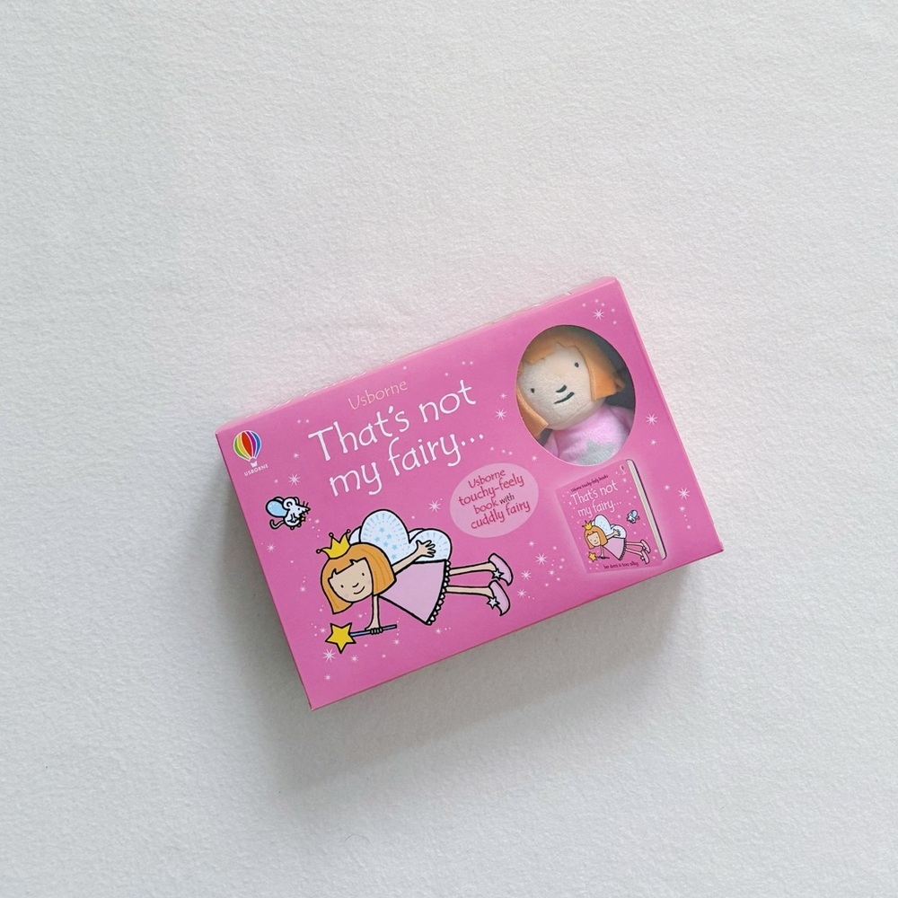 Usborne That’s Not My Fairy Touchy Feely Board Book + Plush Toy Gift Fiona Watt